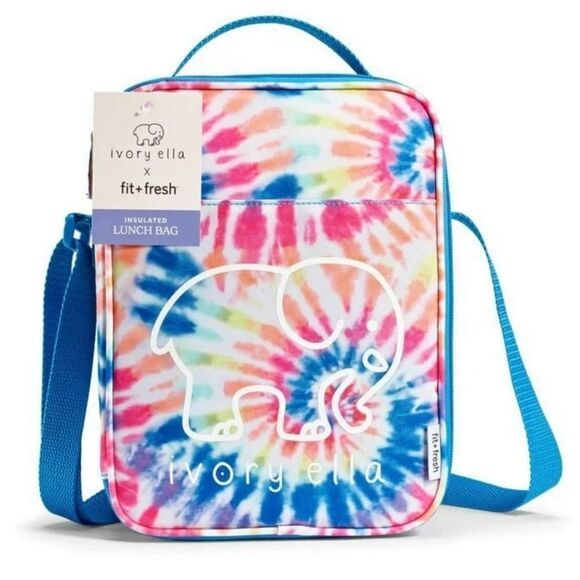 NWT … IVORY ELLA “Fit + Fresh” Insulated Lunch Bag / Tote - Picture 1 of 9